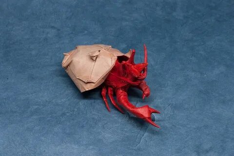 Оригами крабик
