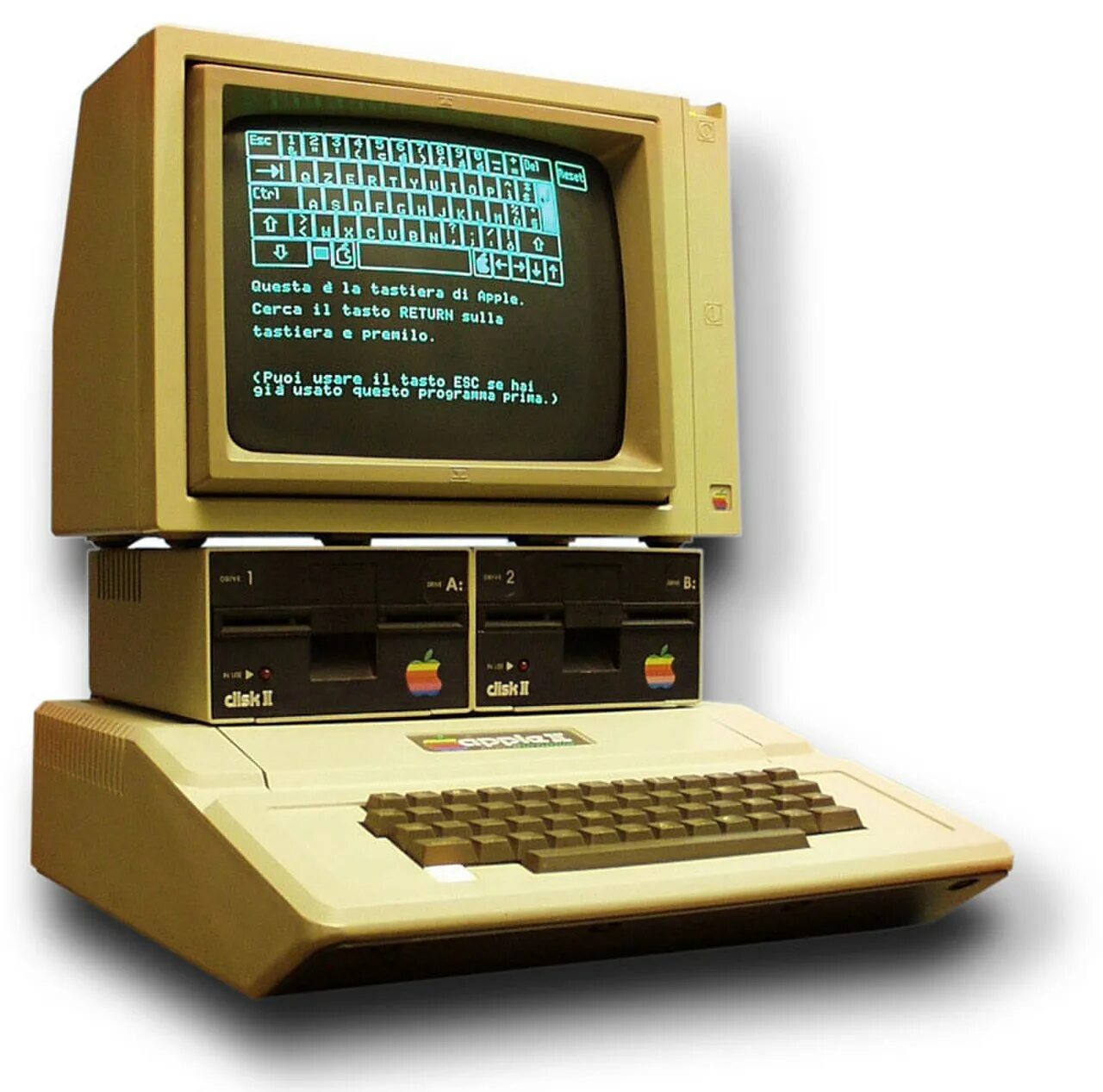 Как назывался 1 персональный компьютер. Apple 2. Компьютер Аппле 2. Apple II 1977. Apple 1982.