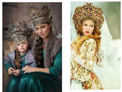 Кокошник доброй и злой героини