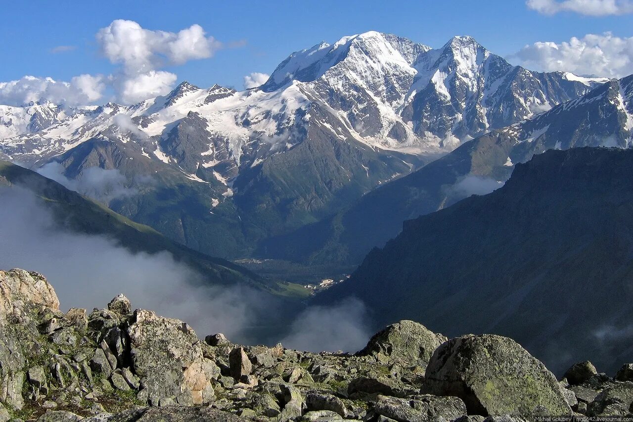 Название гор на кавказе в россии. Кавказский хребет Северная Осетия.