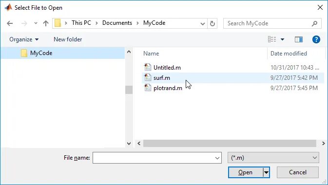 Select all files. Select file.