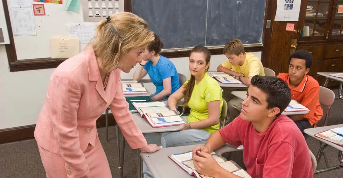 Some students in the class