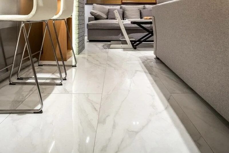 Berto Polished 60x60 ITC - Керамогранит Айтиси Берто Полишед светло-серый, светл
