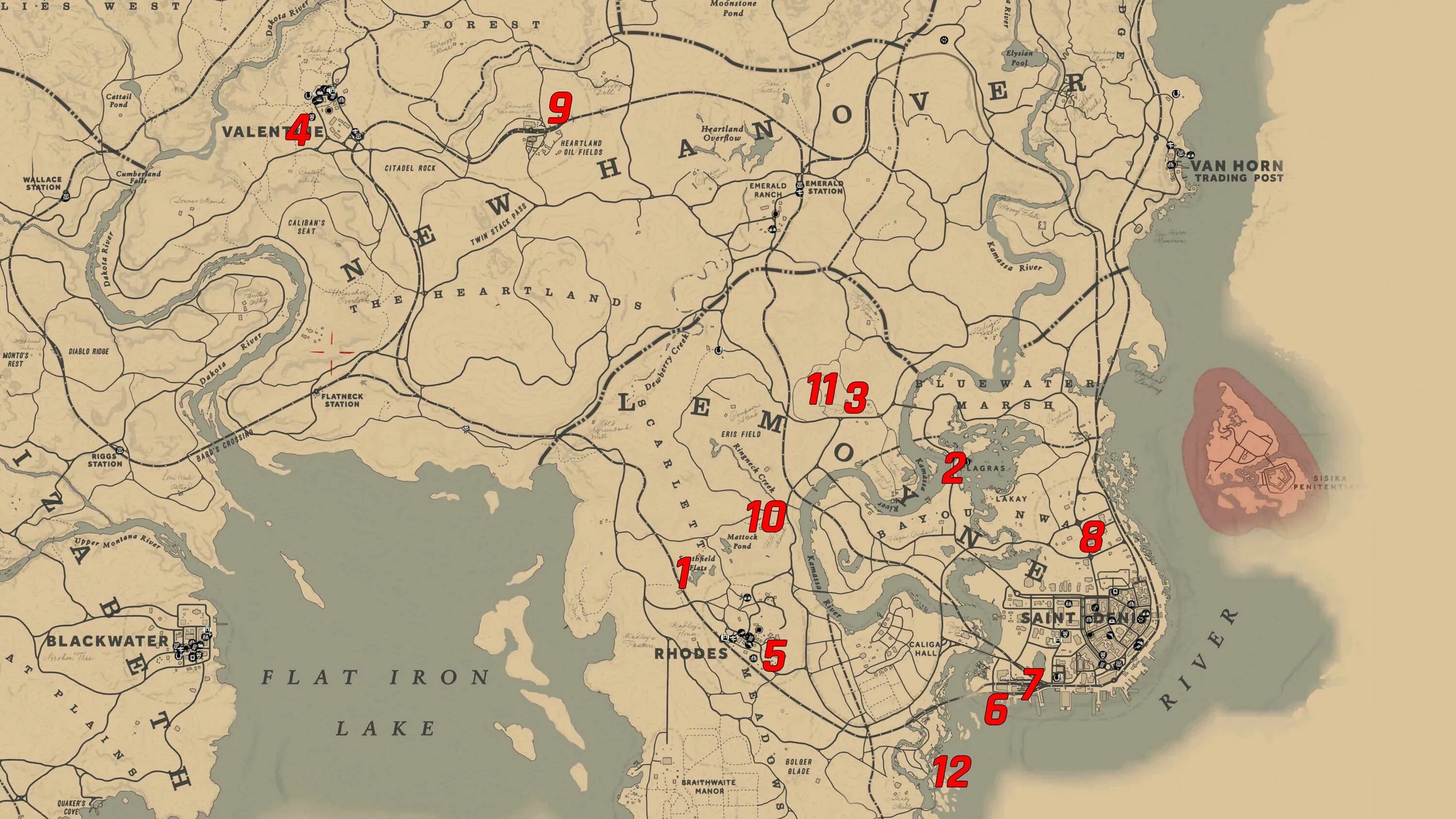 Карта rdr 2. Red Dead Redemption 2 вся карта. Карта ред дед редемпшн 2. Red Dead Redemption 2 сигаретные карточки карта.
