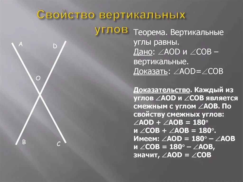 Угол равен данному доказательство. Вертикальные углы свойства вертикальных углов доказательство. Теорема о вертикальных углах доказательство. Доказать теорему о вертикальных углах. Доказать теорему о свойстве вертикальных углов.