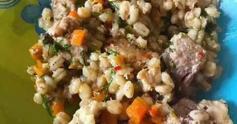 Перловка с мясом в духовке