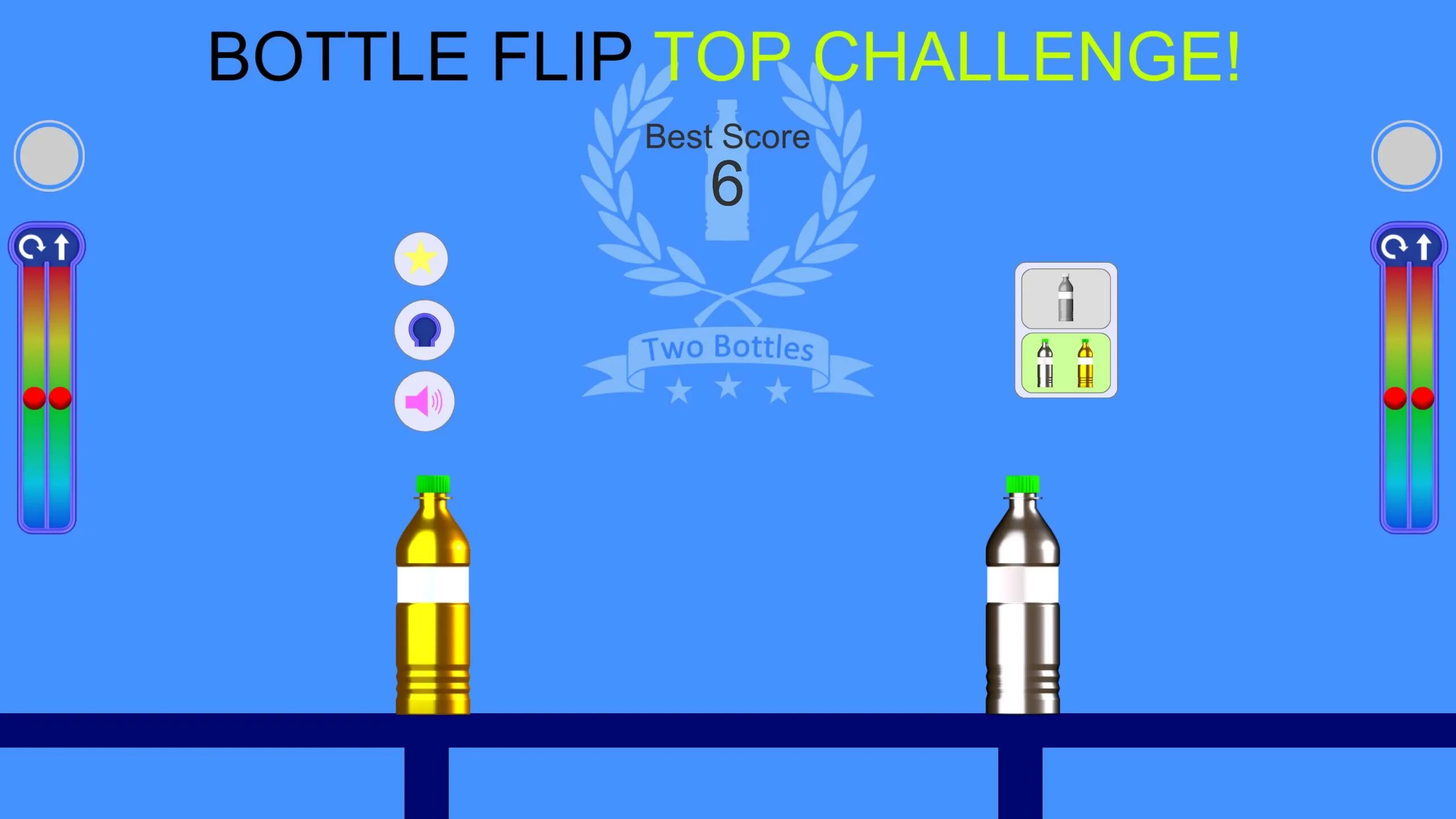 Bottle flip challenge