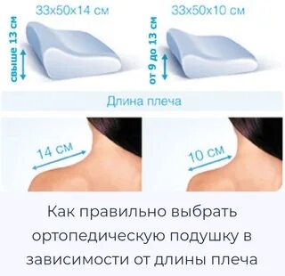 Как подобрать подушку по плечу