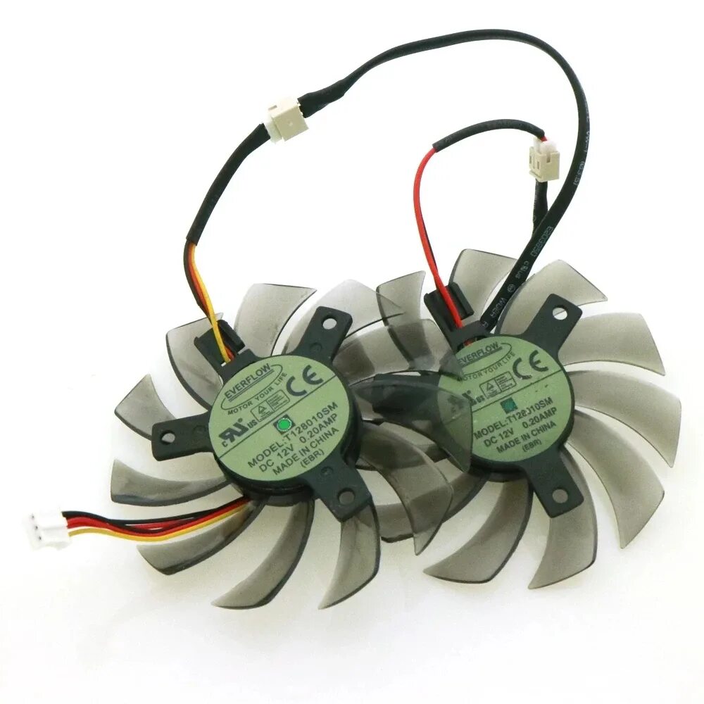 Кулер 25 25. Кулер t129215sm. 75 Мм Everflow t128010sm 2pin 2 wire DC 12v 0.20a. T128010sm Fan. Кулер для видеокарты 75 мм.