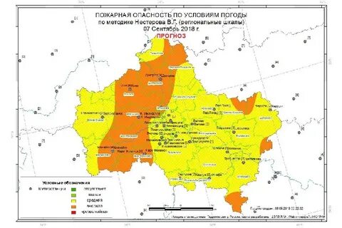 Погода в лесном московской