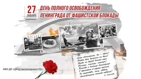 Тест 80 лет со дня освобождения ленинграда
