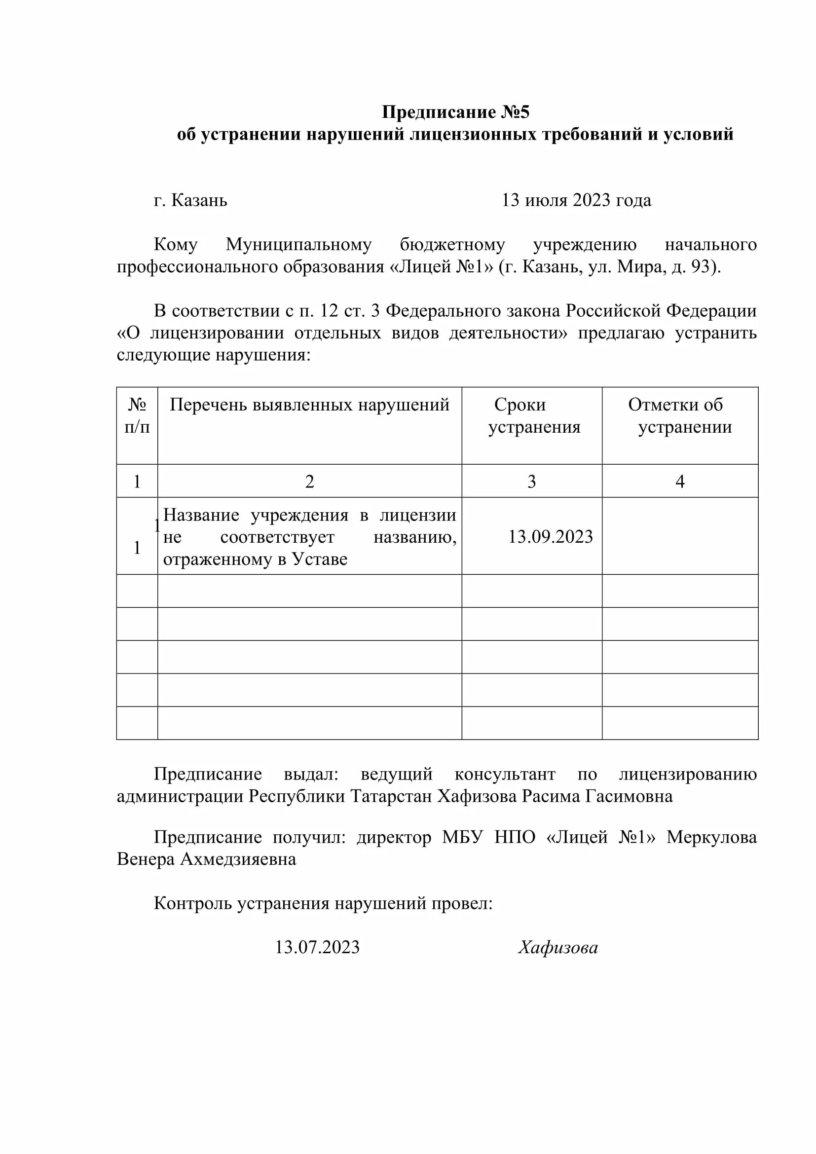 Предписание образец. Предписание об устранении выявленных нарушений. Предписание образец Бланка. Пример предписания об устранении выявленных нарушений.