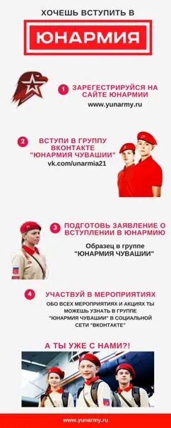Вступление в юнармию ребенка