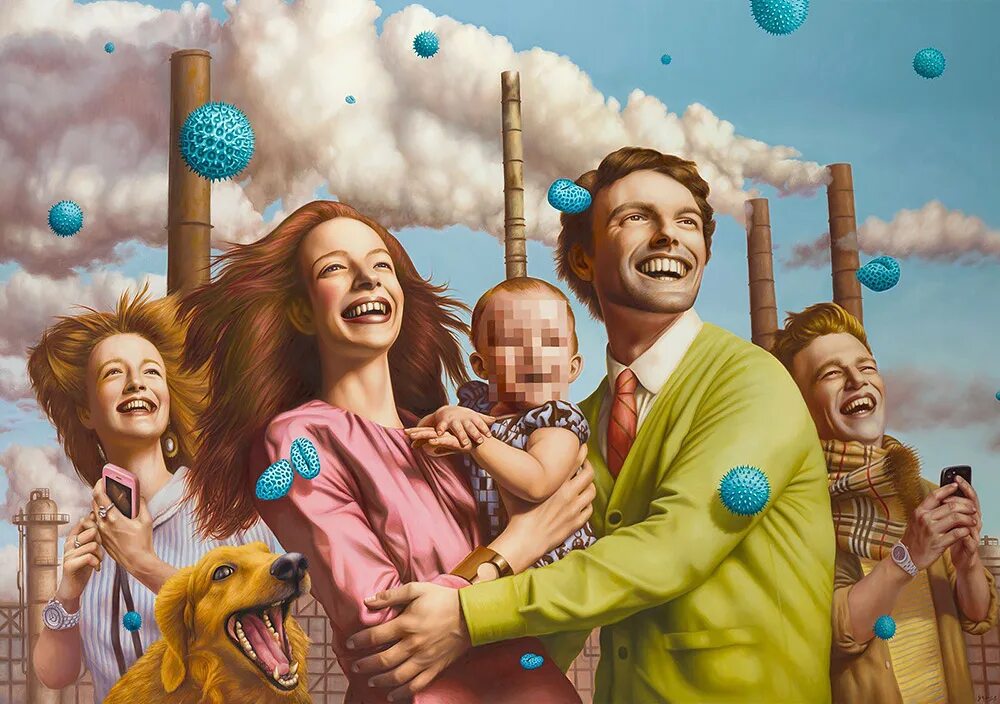 Общество оптимистов. Алекс Гросс художник. Alex gross художник картины. Картины общество потребления Алекс Грос. Современные иллюстрации.