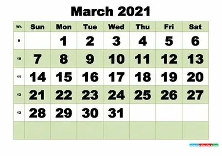 Март 2021 года