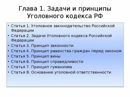 Название 19 статьи уголовного кодекса
