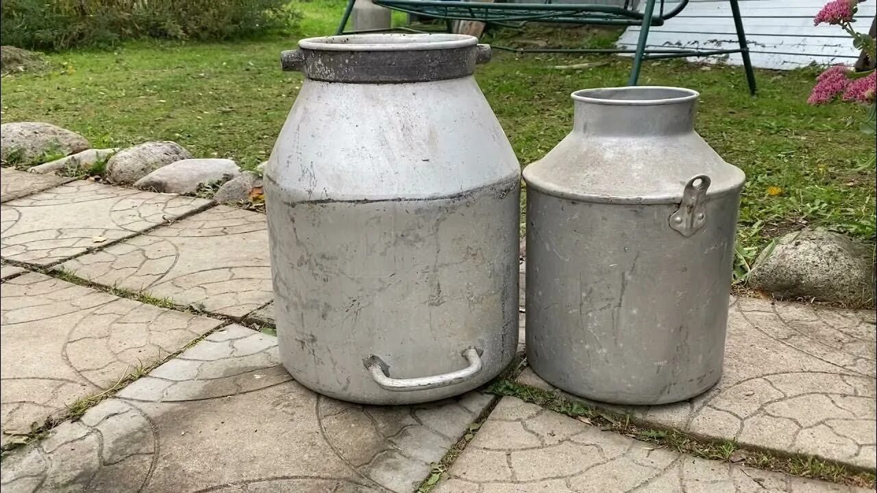 Печь из фляги. Коптильня для мяса рыбы 20. 012. Коптильня из бидона для молока. Бидон молочный 38л алюминий на колесах.