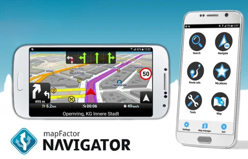 Какой андроид лучше поставить. Mapfactor gps navigator. навигатор на андроид. навигатор без интернета. навигатор на системе андроид.