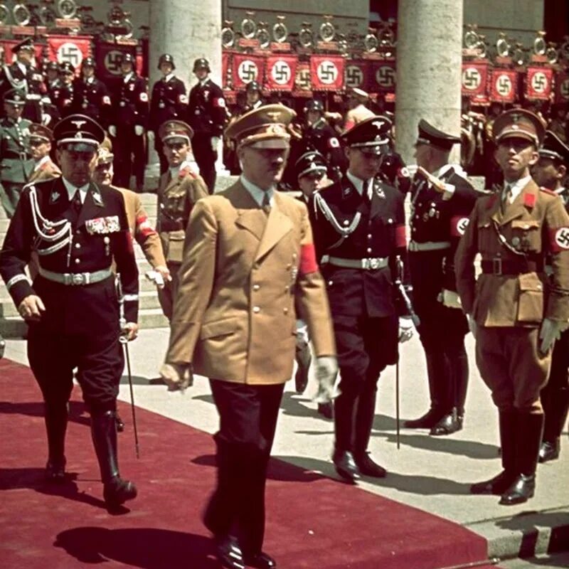 Сколько лет нацистской германии. Гитлеровская Германия третий Рейх. Третий Рейх 1939 в цвете.