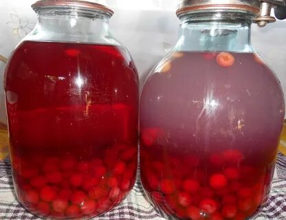 Компот на зиму из вишни 2 литровую