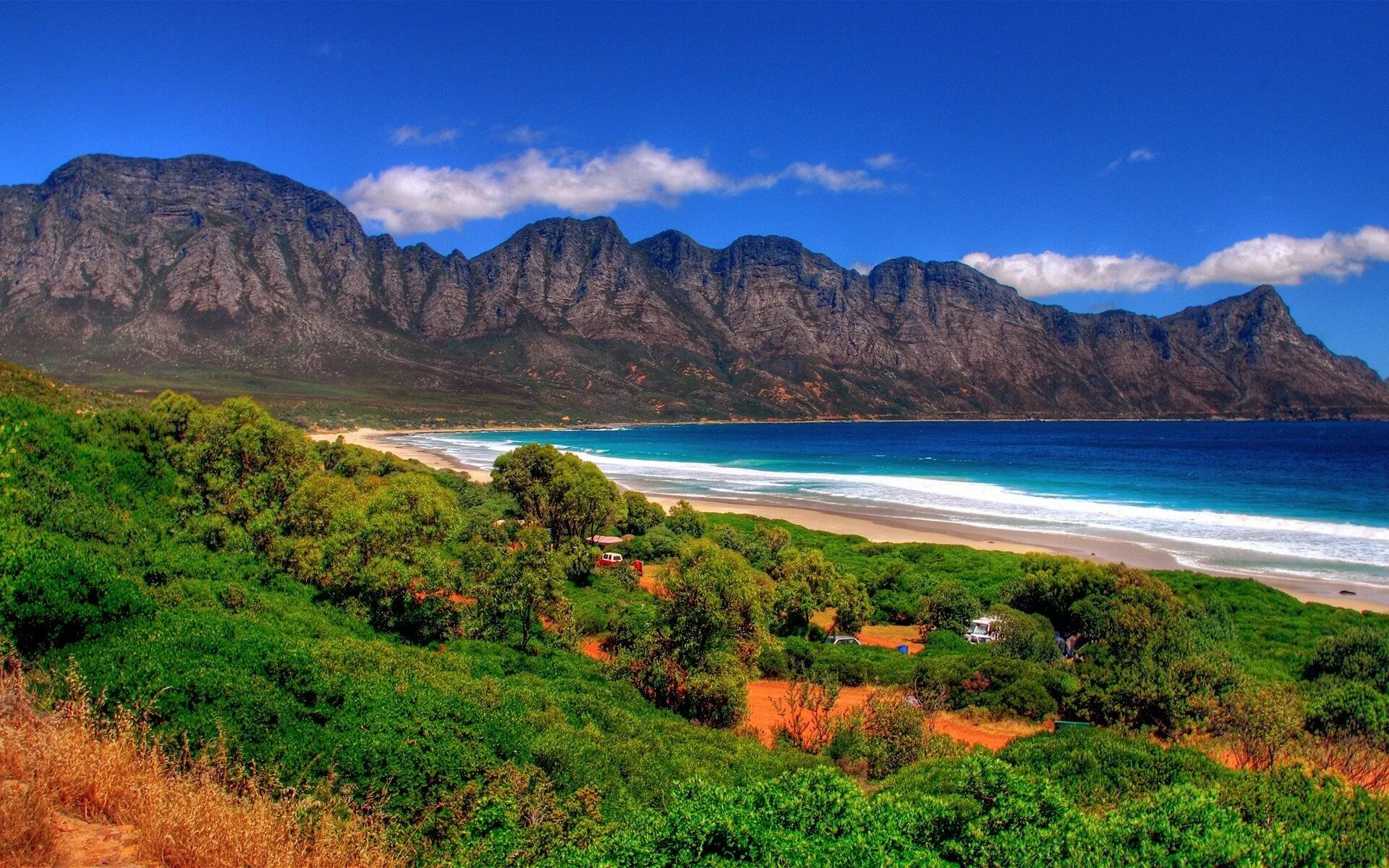 Бухта Kogel Bay, Капская провинция, ЮАР. Франшхук ЮАР. Южная Африка Кейптаун природа. Муи Ривер ЮАР.