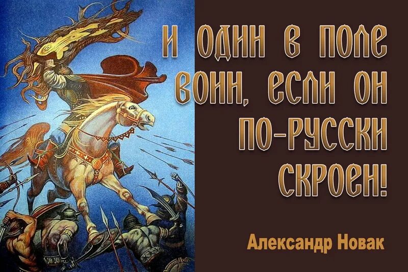 Один в поле воин если по русски скроен. И один в поле воин если. И один в поле воин если он русский. Один в поле воин картина.