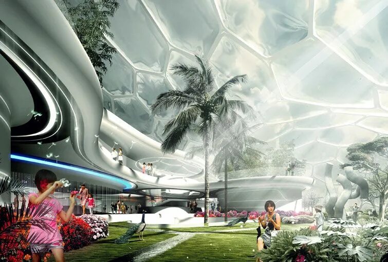 Город будущего. Будущее человечество. Архитектура будущего. Прекрасное будущее.