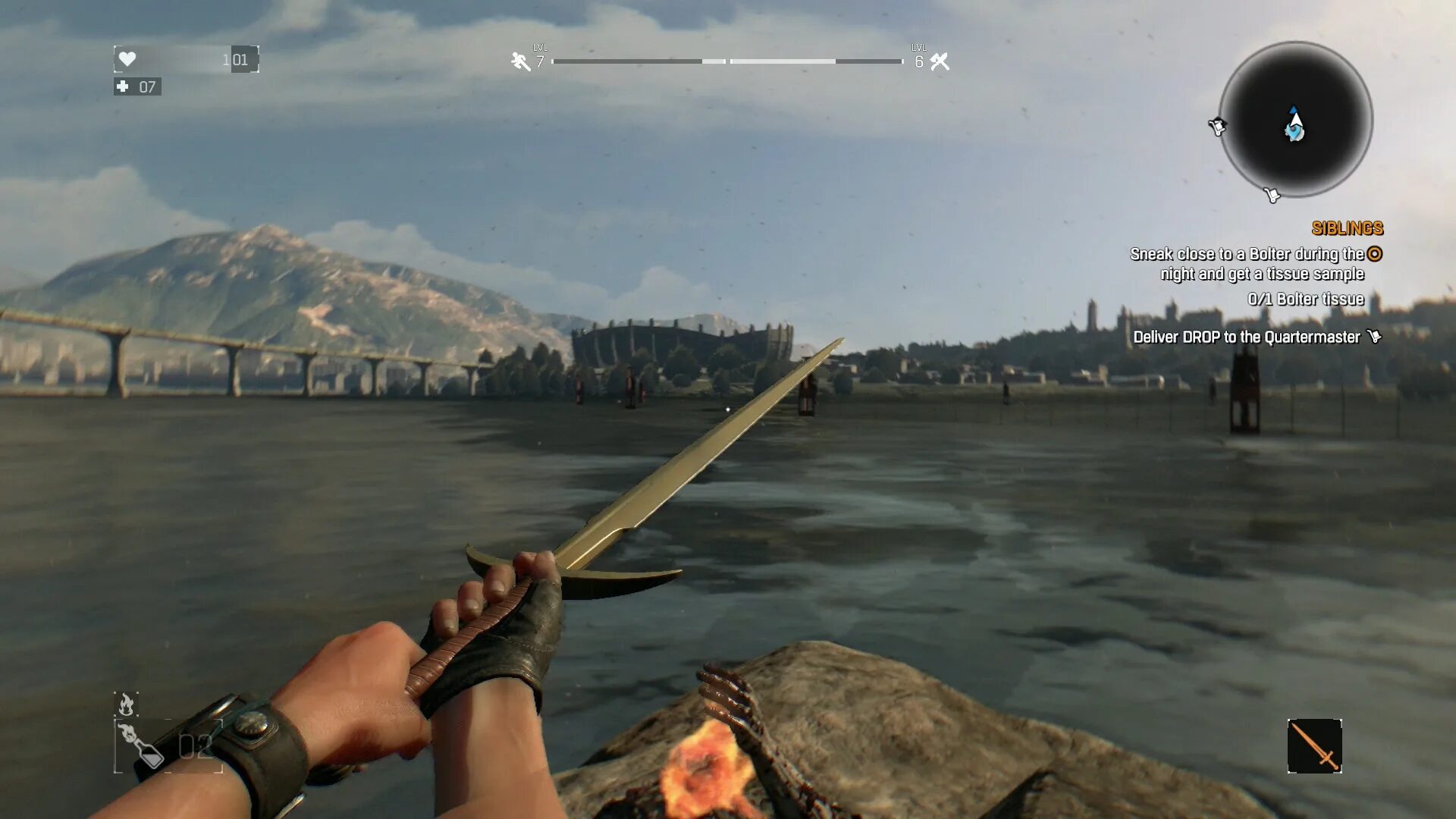 Как найти экскалибур. Меч экскалибур в dying light карта. меч короля артура dying light.