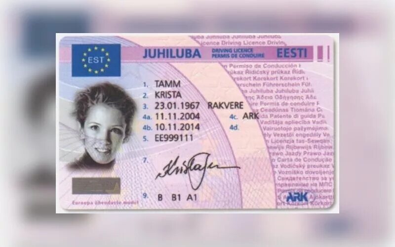 Иностранные национальные водительские удостоверения