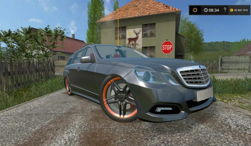 Фарминг симулятор 17 мод машины. Fs17 Mercedes. Mercedes e350 fs19. Mercedes e fs19. Мерседес для ФС 17.