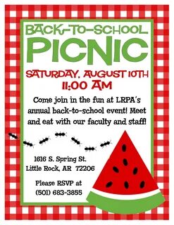 School events during the school year