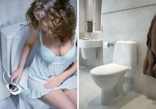 Стервочка пришла в туалет