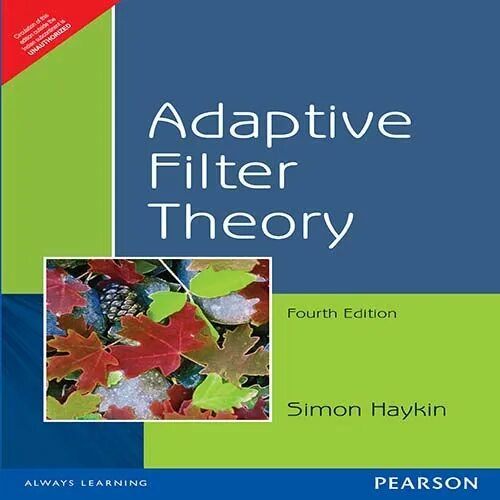Adaptive filter. Adaptive filter theory.