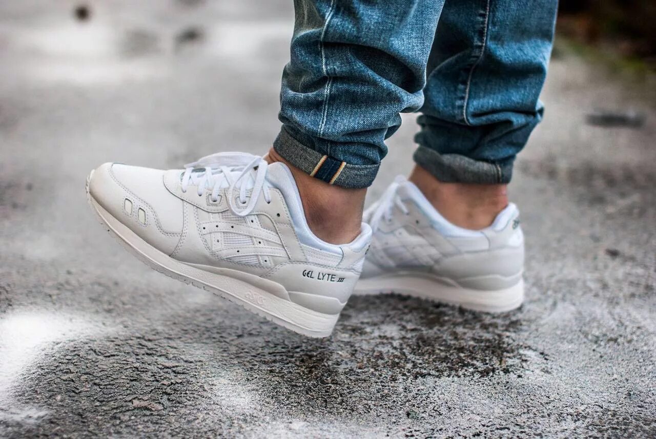 ASICS Gel Lyte 3 White. ASICS Gel Lyte 3 белые. ASICS Gel Lyte белые. ASICS Gel Lyte 3 на ноге.