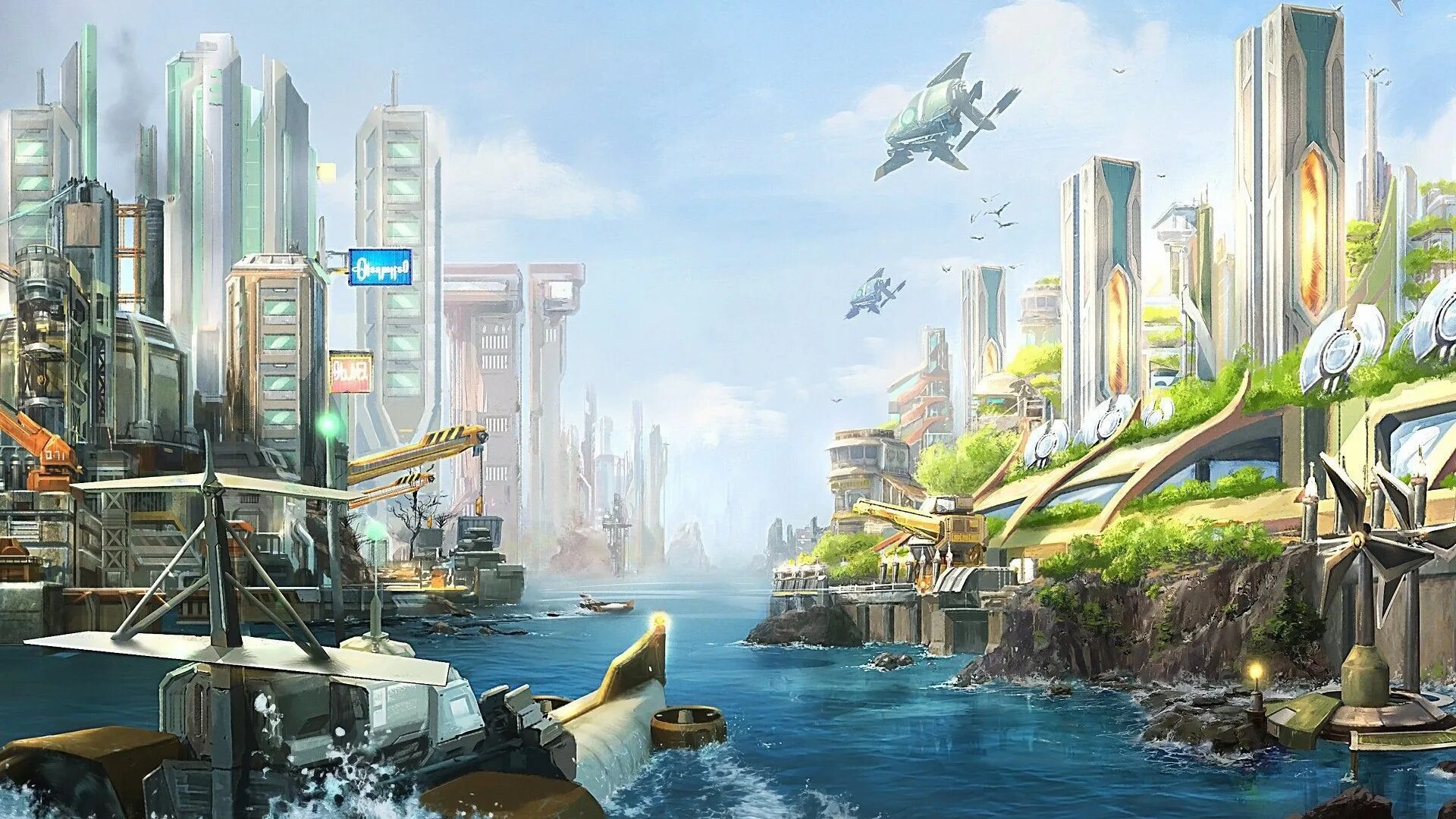 Города будущего игра. Анно 2070 город. anno 2070 арт. анно 2070 обои. anno 2070 города.