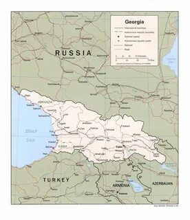 Границы грузии на карте