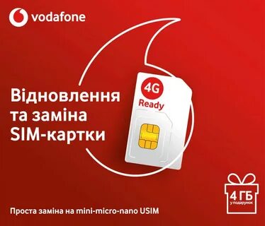 Сим карта водафон