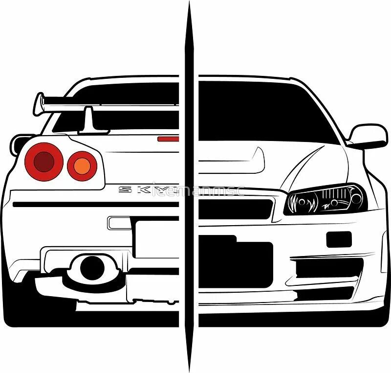 R рисунки. Nissan Skyline r34 Sticker. Nissan Skyline r34 рисунок. Nissan Skyline r34 vector. JDM Скайлайн р34.