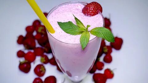 Клубничный коктейль