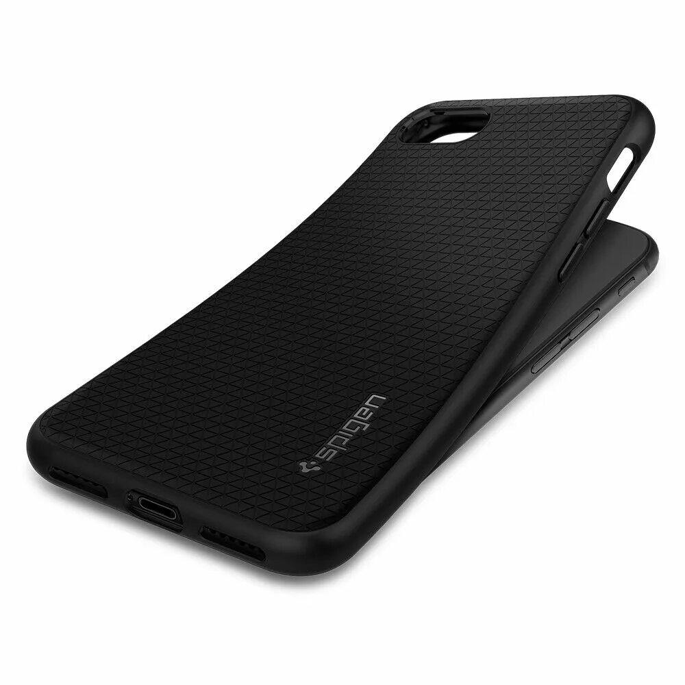 Чехол на айфон spigen. Чехол spigen liquid air. spigen чехол spigen liquid armor для iphone 7/8/se (2025) (black). чехол spigen для iphone 8. spigen чехлы iphone 7.