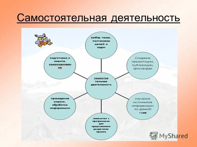 Модель самостоятельной деятельности