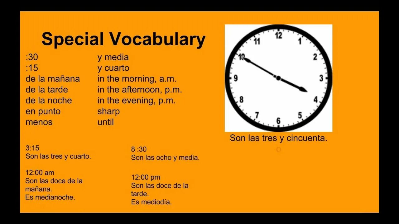 Когда переведут часы в испании. Время в испанском языке часы. Telling the time. Time in la. Telling time activities in Spanish quizez a1.