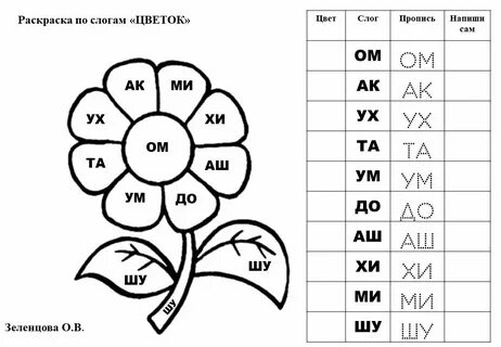 Слоги цвета схемы