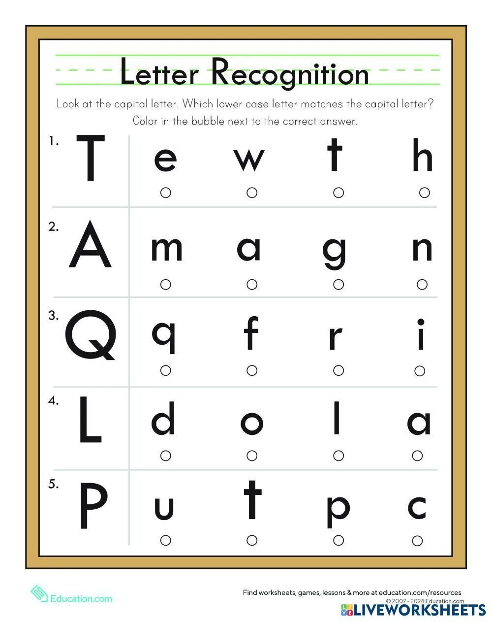Upper lowercase