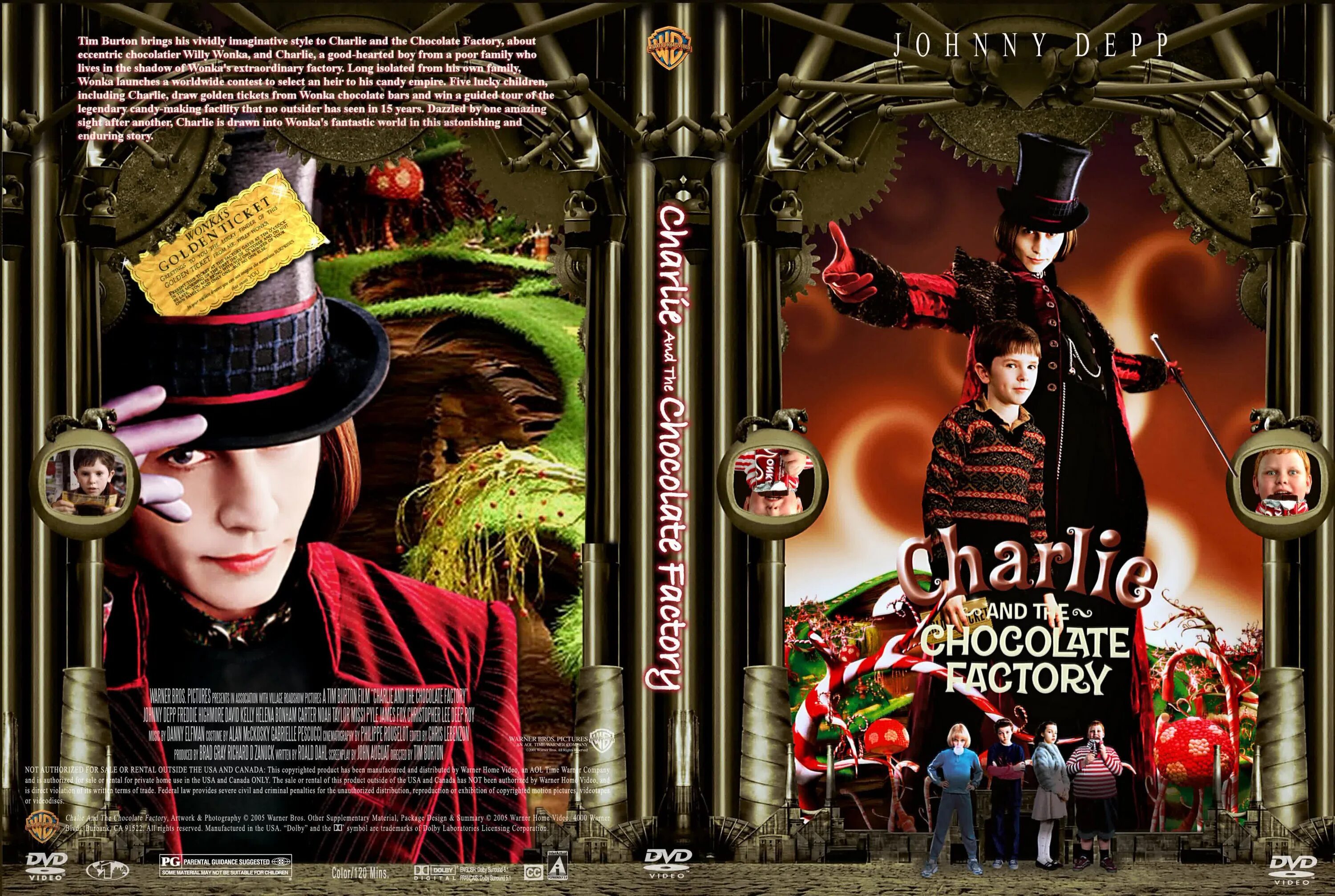 Чарли и шоколадная фабрика / Charlie and the Chocolate Factory (2005). Charlie and the Chocolate Factory 2005 обложка. "Charlie and the Chocolate Factory" Хелен Боне кртер. "Charlie and the Chocolate Factory" тим Бертон.