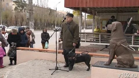 Открытие памятника волжский