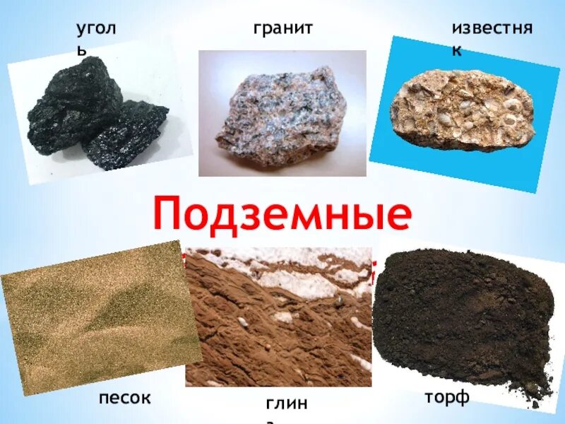 Нефть глина торф
