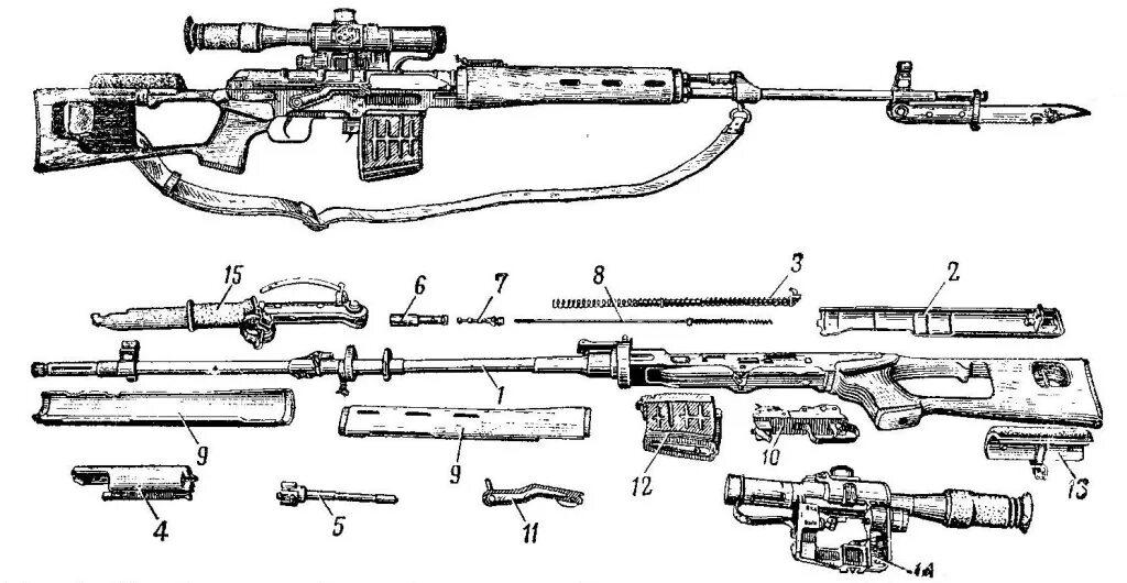 СВД винтовка чертеж. Снайперская винтовка Драгунова чертеж. Снайперская винтовка СВД чертеж. Снайперская винтовка СВД чертежи и Размеры.