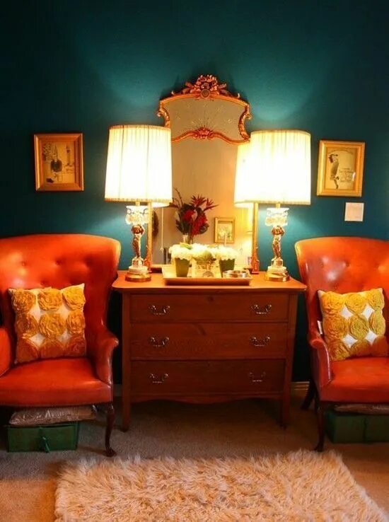 Fall Decorating Ideas Softening Rich Hues in Modern Inteior Design Color Schemes