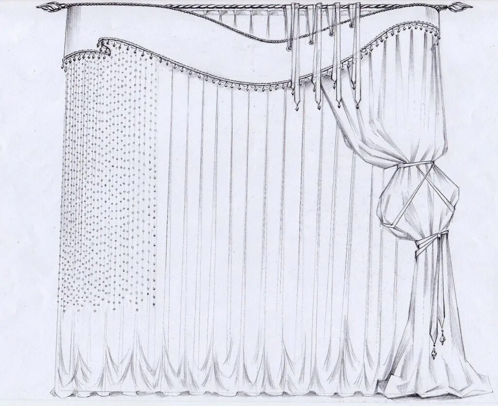 Эскизы штор. Набросок штор. Эскизы штор для кухни. Шторы карандашом. Эскиз занавесы